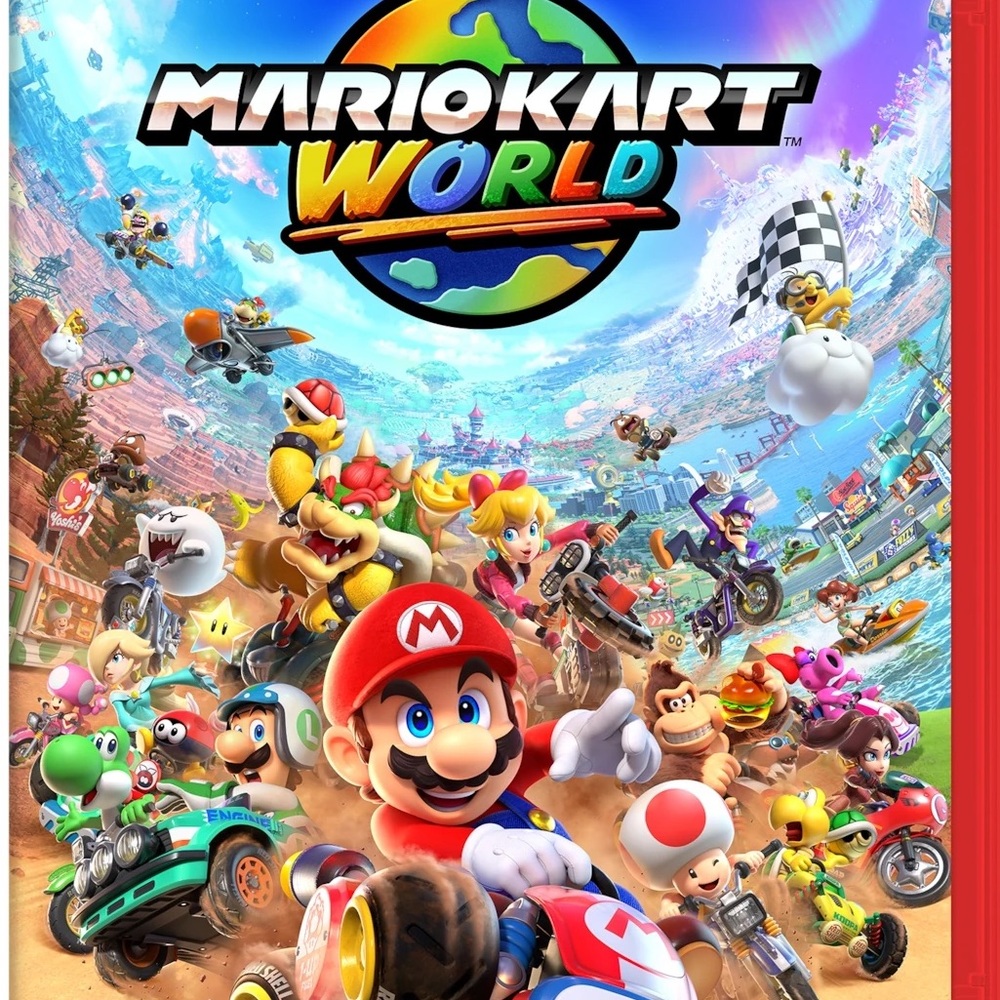 DIGITAL GAME Nintendo Mario Kart World Game - Red and Blue